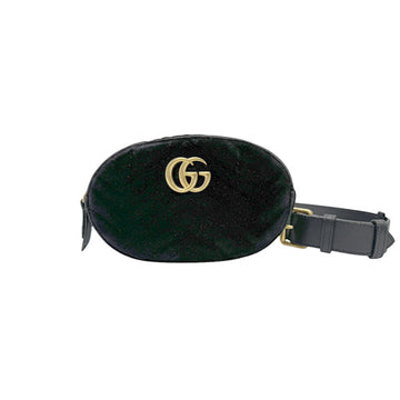 Gucci Black Leather Fanny Pack Sling New 1:1 Bags
