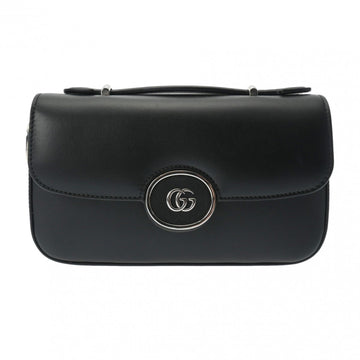 Gucci Black Leather Shoulder Bag