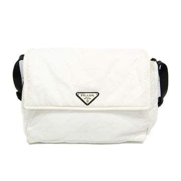 Padded Flap Shoulder Bag Re-Nylon Small