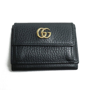 Gucci Black Leather Wallet (Tri-Fold)