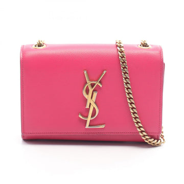 Classic Monogram Crossbody Bag Grainy Leather Small