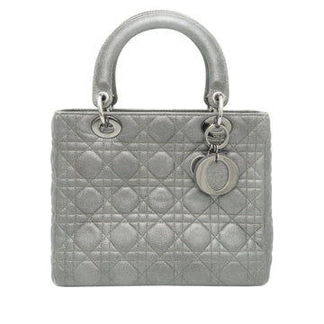 Lady Dior Bag Cannage Quilt Grained Calfskin Medium