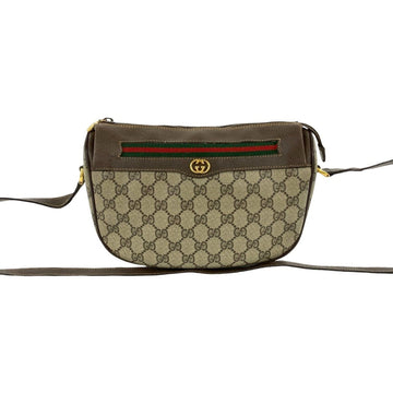 Vintage Web Crossbody Bag GG Coated Canvas Small