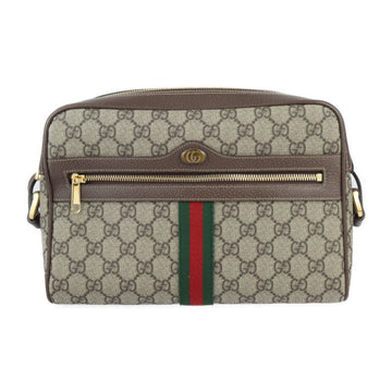Gucci Beige Gg Supreme Leather Shoulder Bag