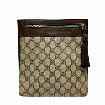 Flat Messenger Bag GG Coated Canvas Small