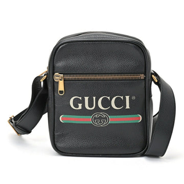 Gucci Black Leather Shoulder Bag