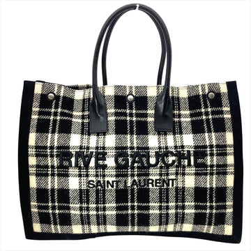 Rive Gauche Shopper Tote Printed Wool Large