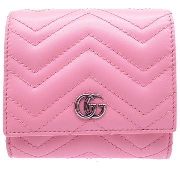 Gucci Pink Leather Wallet (Bi-Fold)