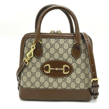 Gucci Brown Gg Supreme Handbag Shoulder Bag
