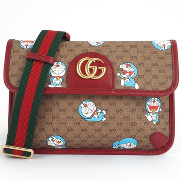 Gucci Beige Bordeaux Pvc Leather Sling New 1:1 Bags