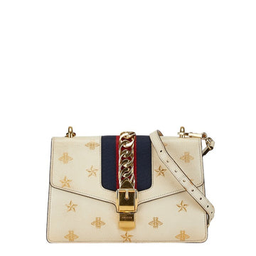 Gucci Gold Leather Shoulder Bag