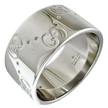 Gucci Icon Silver White Gold (18K) Band Ring