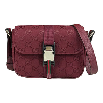 Gucci Gg Canvas Red Color Gg Canvas Shoulder New 1:1 Bags