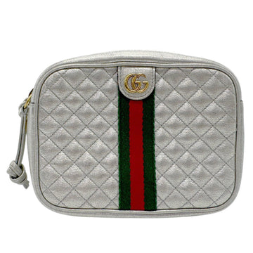 Gucci Silver Leather Shoulder New 1:1 Bags
