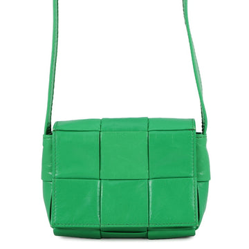 Cassette Crossbody Bag Maxi Intrecciato Leather