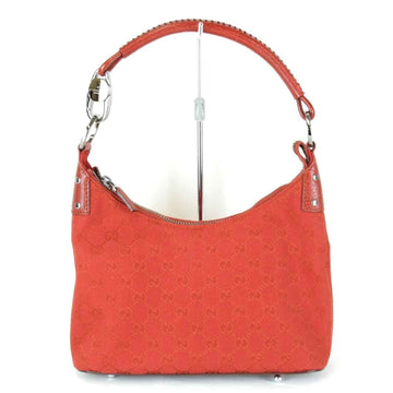 Gucci Red Color Gg Canvas Shoulder Bag