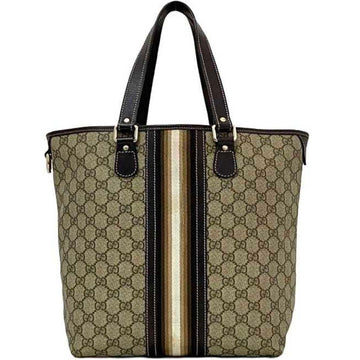 Gucci Beige Brown Leather Pvc Tote New 1:1 Bags