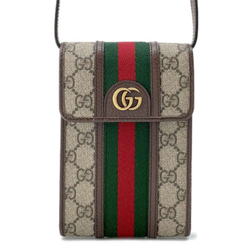 Gucci Brown Pvc Leather Shoulder Bag