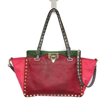 Rockstud Tote Soft Leather Small