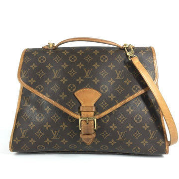 Beverly Briefcase Monogram Canvas MM