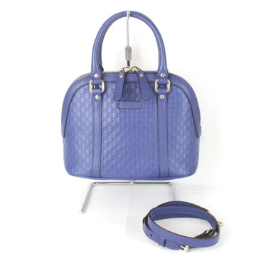 Gucci Blue Leather Handbag