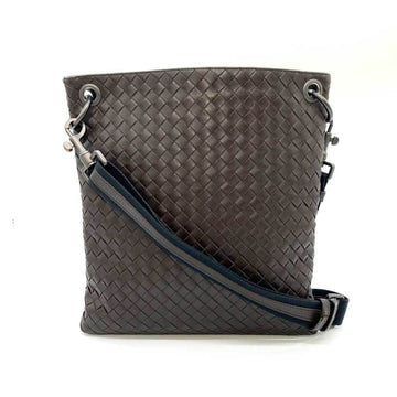 Flat Messenger Bag Intrecciato Nappa Medium