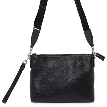 Gucci Black Leather Clutch New 1:1 Bags Shoulder New 1:1 Bags