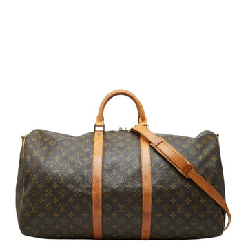 Keepall Bandouliere Bag Monogram Canvas 55