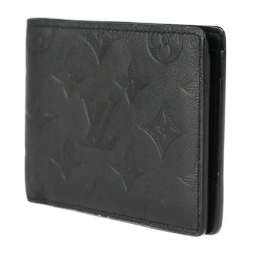 LOUIS VUITTON Portefeuille Multiple Bifold Wallet M62901 Monogram Shadow Noir Black