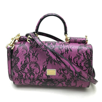 Miss Sicily Bag Printed Leather Mini
