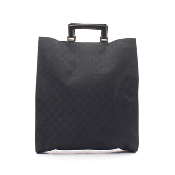 Gucci Black Canvas Leather Tote New 1:1 Bags
