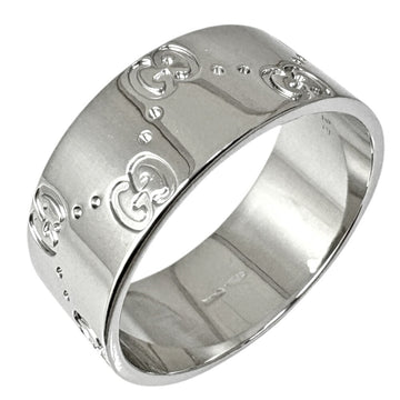 Gucci Icon Silver White Gold (18K) Band Ring