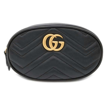 Gucci Black Leather Fanny Pack