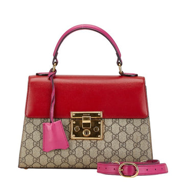 Gucci Beige Pink Red Color Pvc Leather HandNew 1:1 Bags Shoulder New 1:1 Bags