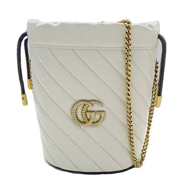 Gucci Gg Marmont White Leather Shoulder New 1:1 Bags