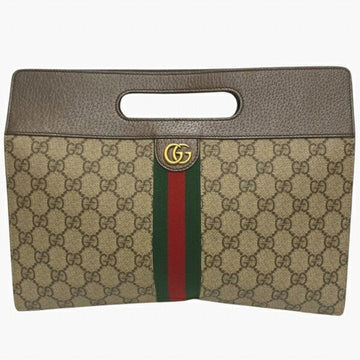 Gucci Brown Gg Supreme Leather HandNew 1:1 Bags