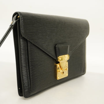 LOUIS VUITTONAuth  Epi Serie Dragonne M52612 Clutch Bag Noir