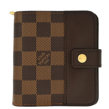 Louis Vuitton 2005 Damier Compact Zip Wallet N61668