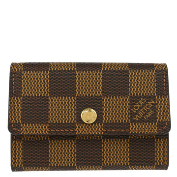 Louis Vuitton 2005 Damier Porte Monnaie Plat Coin Case Wallet N61930