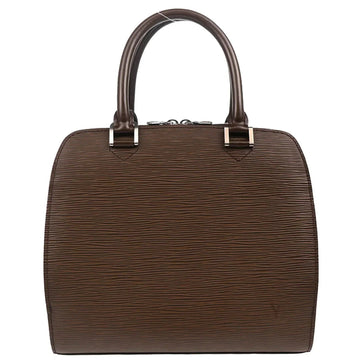 Louis Vuitton 2004 Brown Epi Pont Neuf Handbag M5205D