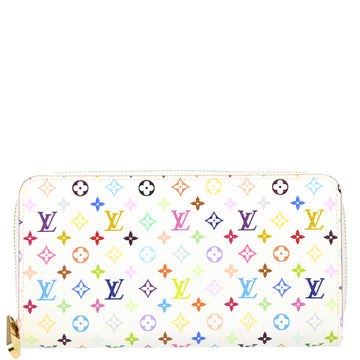 Louis Vuitton 2011 White Multicolor Zippy Wallet M60274