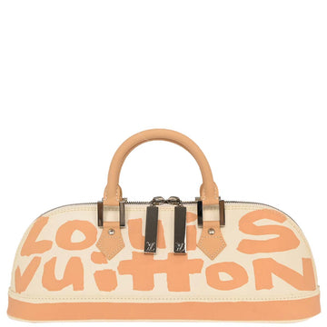 Louis Vuitton 2001 Beige Graffiti Alma Horizontal Handbag M92176
