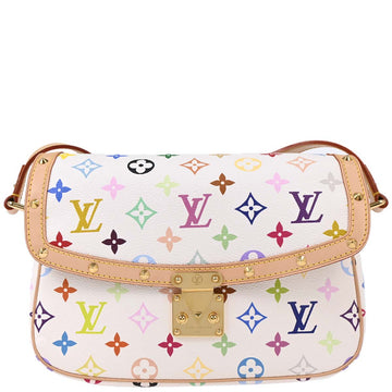 Louis Vuitton 2004 White Monogram Multicolor Sologne M92661