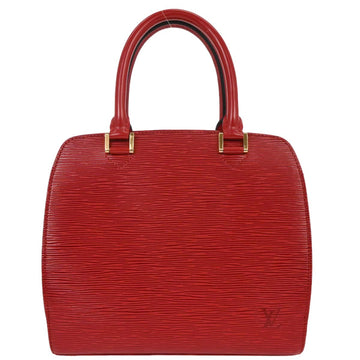 Louis Vuitton Red Epi Pont Neuf Handbag M52057