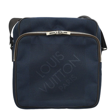 Louis Vuitton 2010 Navy Damier Geant Pilot Shoulder Bag N41159