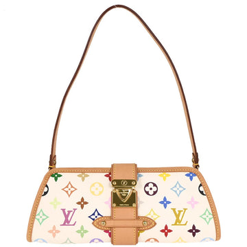 Louis Vuitton White Multicolor Shirley Shoulder Bag M40049