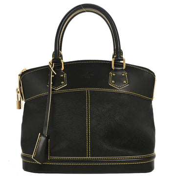 Louis Vuitton Black Suhali Lockit PM Tote Handbag M91888