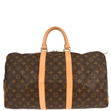 Louis Vuitton 2002 Monogram Keepall 45 Travel Handbag M41428