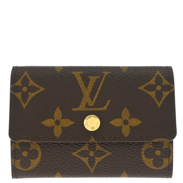 Louis Vuitton 2010 Monogram Porte Monnaie Plat Coin Case Wallet M61930