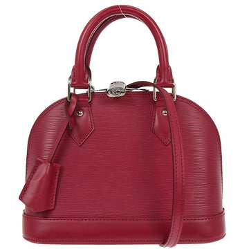 Louis Vuitton Pink Epi Alma BB 2way Shoulder Handbag M40851